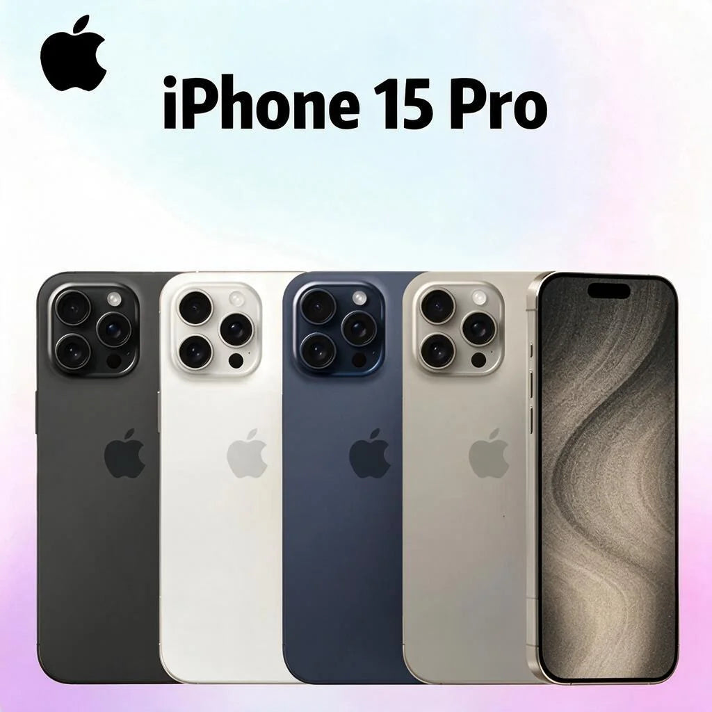 A+ Grade Used Mobile Phone iPhone 15 Pro Unlocked 6.1 Inch Screen Multiple Colors in Stock Support Wholesale