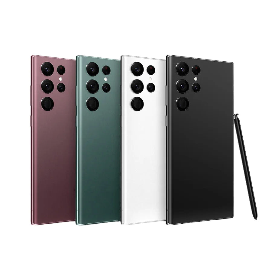 Wholesale Original Unlocked Android 11 S22 Ultra 5G Smartphone Octa Core CPU CDMA LTE Cellular AMOLED 6.9" Display NFC 40W Quick