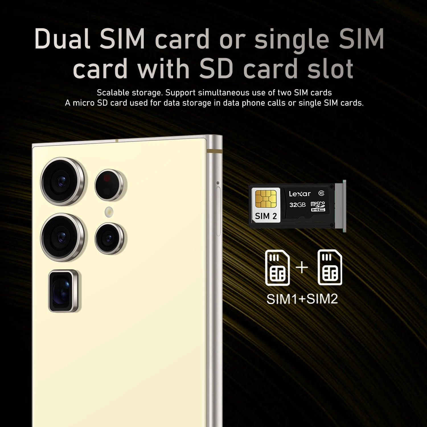 2025 Online Retailer C23 Ultra Mobile Phones Android 6.8 Inch Dual SIM (Nano SIM) Unlock Original 3G/4G/5G/ WIFI 5G Smartphone