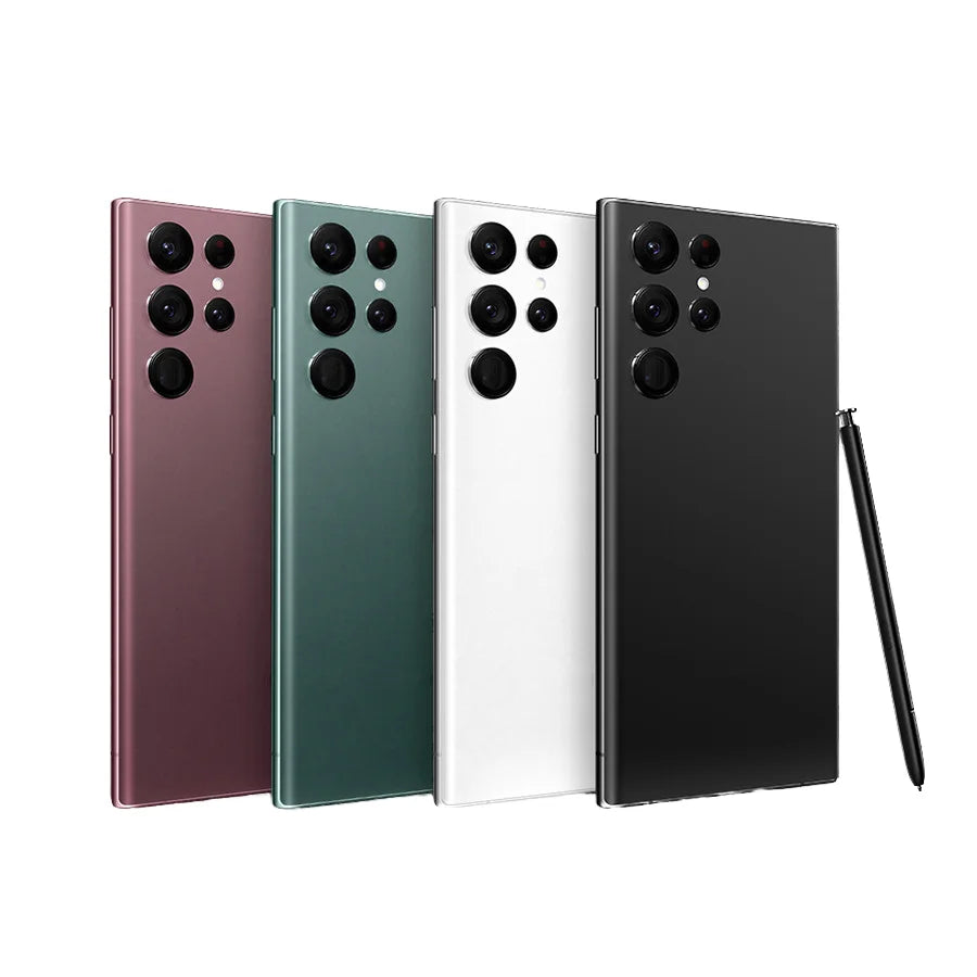 Wholesale Original Unlocked Android 11 S22 Ultra 5G Smartphone Octa Core CPU CDMA LTE Cellular AMOLED 6.9" Display NFC 40W Quick