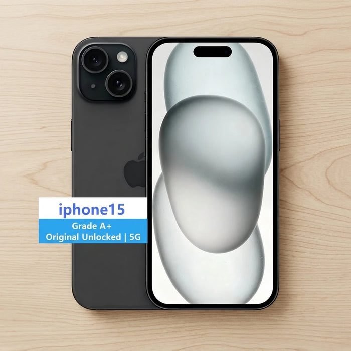 iPhone 15 5G Unlocked 6.1 Inch Screen High Quality Spot Bulk Wholesale A+ Grade Used Mobile Phone